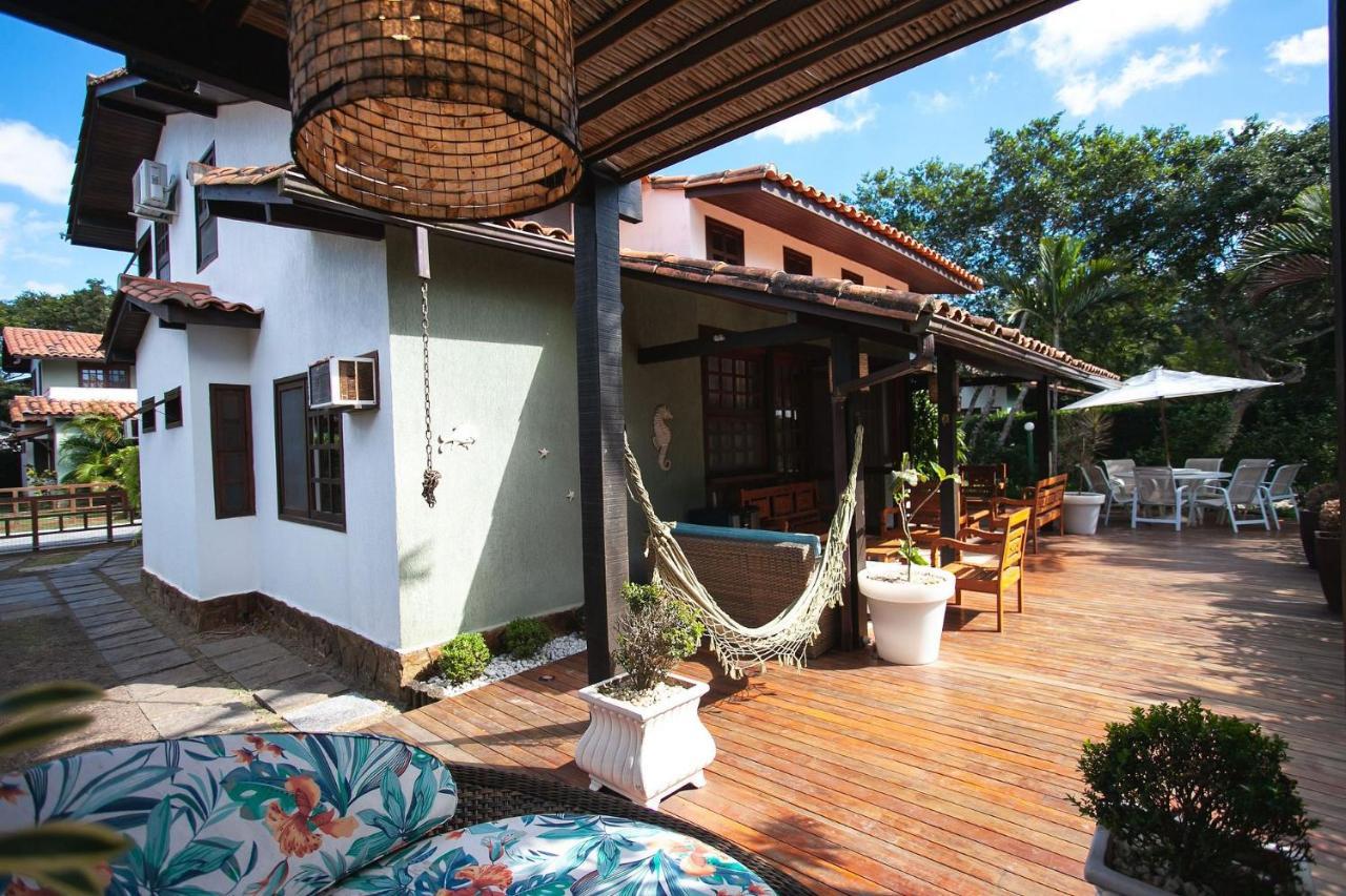 Casa completa! 4 suítes com ar, área gourmet com cervejeira privativa, wi fi 200mb Búzios Exterior foto